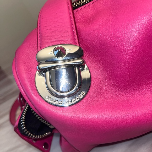 Marc Jacobs Studded Pushlock Mini Satchel – Magenta, Used, Great Shape - Picture 4 of 16